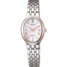Seiko Swcq024 Dolce & Exceline Solar Pink Ladies Watch
