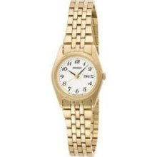 Seiko Women's Gold Tone Stainless Steel Watch Sxa126