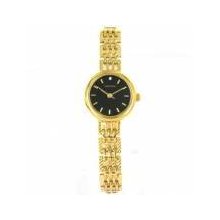 Sekonda Ladies Polished Gold Plated Stainless Steel Bracelet Watch