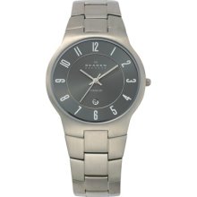 Skagen Titanium Ultra Slim Date Mens Watch 572xltxm