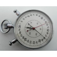 Slava Split Stop Watch Chronometer Soviet Russian Ussr 1970`s Military Serviced