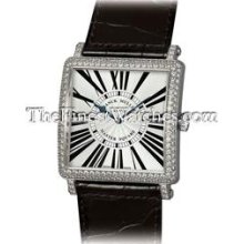Small Franck Muller Master Square White Gold Diamond 6002SQZRD Watch