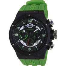 Spazio24 Watch Men B551 Chrono Gel L4055-c05ng Reny Italian Design 10atm