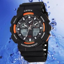 Sport Date Army Mens Fashion Led Analog Waterproof Quartz Watch