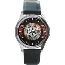 Star Wars Leather Round Metal Watch