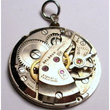 Steampunk jewelry antique pocket watch parts necklace pendan