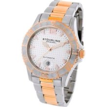 Stuhrling Original Men s Regatta Automatic Mechanical Stainless Steel Bracelet Watch SILVERTONE