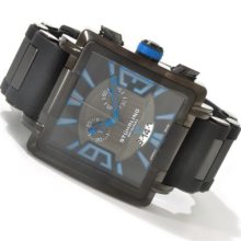 Stuhrling Original Men's Il Capo Quartz Chronograph Rubber Strap Watch