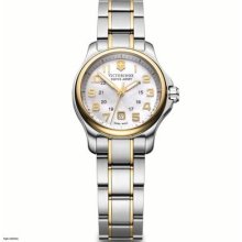 Swiss Army Victorinox 241459 Womens Mop Mother Of Pearl Two Tone Watch