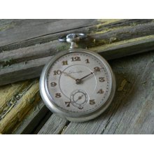 Swiss watch Rare Vintage PREVOTE Swiss Made Pocket Watch wwii era