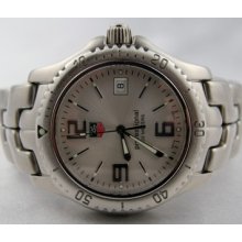 Tag Heuer Link Silver Dial Full Size Quartz Stainless Steel Wt1112