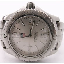 Tag Heuer Professional Stainless Steel Quartz Unisex Watch (wt1212)