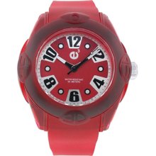 Tendence Watches Men's Rainbow Red Dial Red Polyurethane Red Polyuret