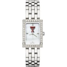 Texas Tech Red Raiders Women's Allure Watch with Stainless Steel Bracelet