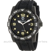 Timberland Belknap Watch Black Face 13317jsb/02 Black Rubber Strap Boxed