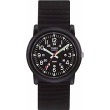 Timex T18581 Black Nylon Strap Camper Children Kids Analogue Watch