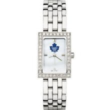 Toronto Maple Leafs Ladies Allure Watch Stainless Bracelet LogoArt