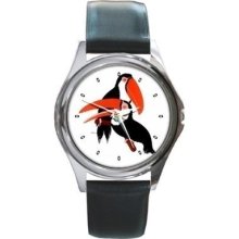 Toucan Birds Parrots Unisex Round Wrist Watch New