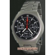 Tutima Military wrist watches: Nato Left Handed Titanium 760-22