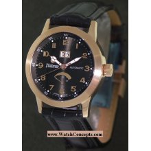 Tutima Pilot Fx wrist watches: Gold Valeo Reserve Black 640-03