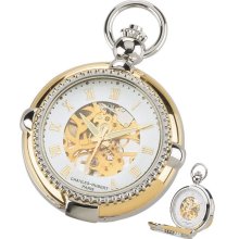 Two Tone Stand-up Pocket Watch by Charles Hubert