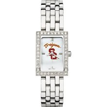 University of Southern California Ladies Allure Watch Stainless Bracelet Strap