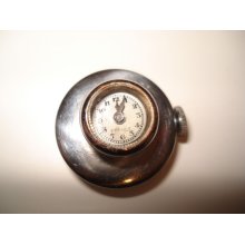 Unusual Button Hole Watch Antique Men's Jewelry Made in France