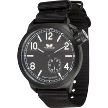 Vestal Canteen Zulu Watch - Black/Black/Black White Lum CAN3N03