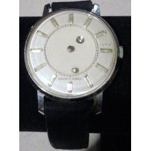 Vintage Art Deco 1960's Men's Louvic 17 Jewels Mystery Dial Unadjusted Swiss Watch Louvic Watch Inc. Self Winding