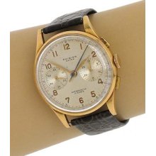Vintage Phigied Extra Chronograph Men's 18k Gold Watch
