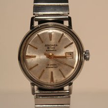 Vintage Rare Men's Automatic All Steel Russian Watch 