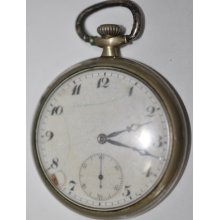 Vintage The T.easton W Sub Dial Pocket Watch 15 Jewels Defiance Case Runs W147