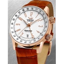 Vostok-Europe Men's Gaz-Limo Automatic, Dual Time Watch #5609060