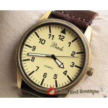WA03 Men Watch Men Leather Watch Brown Leather Men Wrist Watch ON SALE NOW