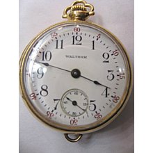 Waltham Open Faced Pocket Watch