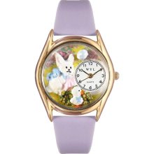 Whimsical watches wc1220008 easter bunny yellow leather and - One Size