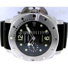 Wholesale Luxury Luminor Sub Pam 243 Mens Automatic Watch Black Rubb