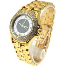 Women's Mauboussin Ladies Diamond 18k Yellow Gold Automatic Watch