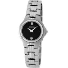 Women's Metal Band Classic Le Chateau Watch With Black Face-2607l-blk