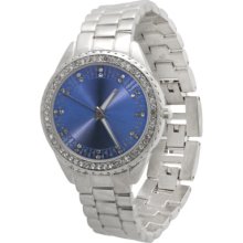 Women's Xhilaration Metal Bracelet with Blue Dial and Stones Watch -