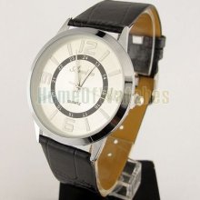 Wrist Watches Fashion Dial Mens Womens Analog Quartz