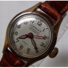 WWII Lamont Swiss Military Style Ladies Gold Watch