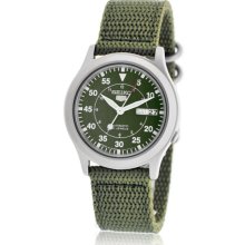 100 Percent Authentic Seiko 5 Automatic Men Military Watch Snkh69j1