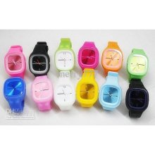 500pcs Odm Jelly Candy Colorful Watch Unisex Digital Electronic Brac