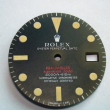 60s Rolex Double Red Sea-dweller 1665 Mark Ii Tropical Dial For Patent Pending