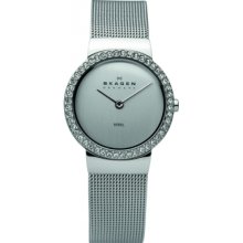 644SSS Skagen Ladies Crystals Steel Watch