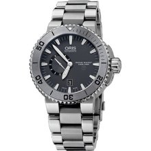 74376647253mb Oris Aquis Titanium Divers Mens Automatic Watch