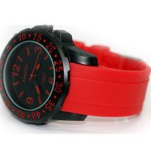 9039 Silicon Band Quartz Watch Big Dial Wrist Watch Fashion Unisex Biys Girls