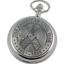 A E Williams Men's American Civil War Quartz Pocket Watch 4964