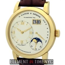 A. Lange & Sohne Lange 1 Moonphase 18k Yellow Gold